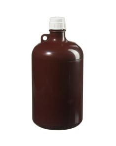 Thermo Scientific 2204-0020 Nalgene Large Narrow-Mouth Amber Bottles, 8 L - Amber (Case of 6)