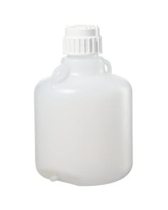 Thermo Scientific 2301-0020 Nalgene Polypropylene, Carboy with Bottom Tubulation - 2.6 gal. / 10 L (6/Cs.)