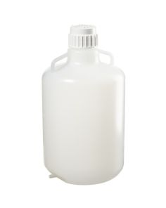 Thermo Scientific 2301-0050 Nalgene Polypropylene, Carboy with Tubulation - 5.3 gal. / 20 L (4/Cs.)