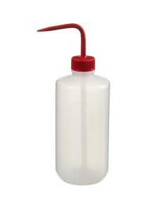 Thermo Scientific 2422-5500 Nalgene Color-Coded LDPE Wash Bottles, 500 mL - Natural (Case of 24)