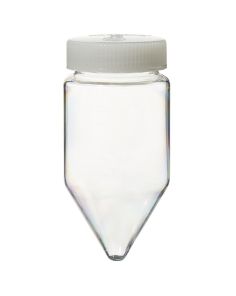 Thermo Scientific 3145-0175 Nalgene Conical-Bottom Polystyrene Centrifuge Bottle, 175 mL - Clear (Case of 48)