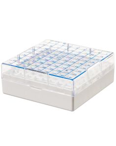 Thermo Scientific 5026-0909 CryoBoxes, 81 (1.2 and 2 mL Vials) - White (Case of 24)