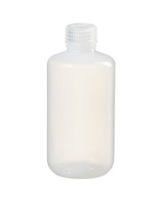 Thermo Scientific 382003-0008 Nalgene LDPE Low Particulate/Low Metals Bottles with Closure, 250 mL - Translucent (Case of 72)