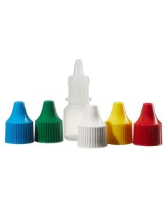 Thermo Scientific 2752-9125 Nalgene Dropper Bottles with Control Dispensing Tip, 4 mL - Translucent (Case of 25)