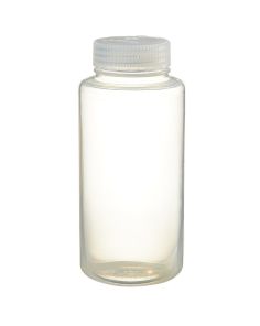 Thermo Scientific 2107-0016 Nalgene Wide-Mouth PMP Bottles with Closure, 500 mL - Clear (Case of 16)