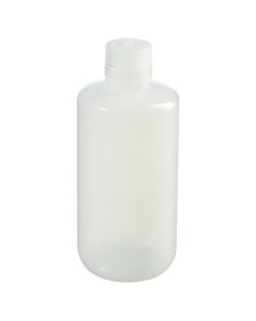 Thermo Scientific 382003-0032 Nalgene LDPE Low Particulate/Low Metals Bottles with Closure, 1 L - Translucent (Case of 24)