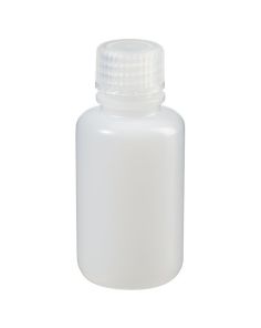 Thermo Scientific 312089-0002 Nalgene Narrow-Mouth Natural HDPE Packaging Bottles with Closure: Bulk Pack, 60 mL - Translucent (Case of 1000)