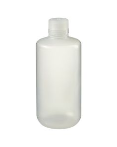 Thermo Scientific 312087-0032 Nalgene Narrow-Mouth PPCO Packaging Bottles with Closure: Bulk Pack, 1000 mL - Translucent (Case of 50)