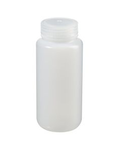Thermo Scientific 312189-0016 Nalgene Wide-Mouth HDPE Packaging Bottles with Closure: Bulk Pack, 500 mL - Translucent (Case of 125)