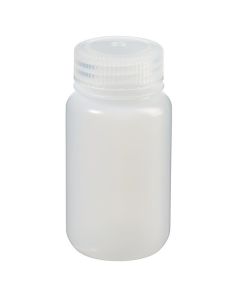 Thermo Scientific 312189-0004 Nalgene Wide-Mouth HDPE Packaging Bottles with Closure: Bulk Pack, 125 mL - Translucent (Case of 500)