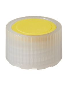 Nalgene HDPE High Profile Closures with Color Coders for Micro Packaging Vials: Sterile, Bulk Pack