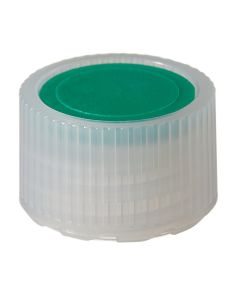 Nalgene HDPE High Profile Closures With Color Coders For Micro Packaging Vials: Sterile, Bulk Pack