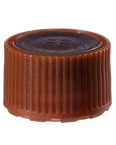 Nalgene Amber PPCO High Profile Closures with Color Coders for Micro Packaging Vials: Nonsterile