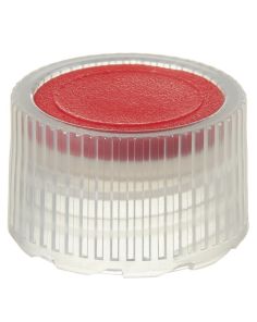 Nalgene PPCO High Profile Closures with Color Coders for Micro Packaging Vials: Sterile, Bulk Pack