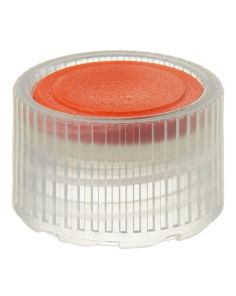 Nalgene PPCO High Profile Closures with Color Coders for Micro Packaging Vials: Sterile, Bulk Pack