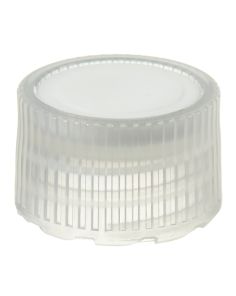 Nalgene PPCO High Profile Closures with Color Coders for Micro Packaging Vials: Sterile, Bulk Pack