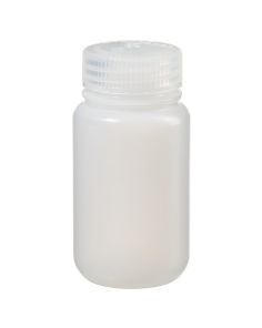 Thermo Scientific 2199-0004 Nalgene Wide-Mouth HDPE IP2 Bottles, 125 mL - Translucent (Case of 72)