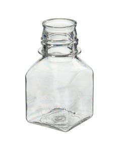Thermo Scientific 342024-0125 Nalgene PETG Square Media Bottles without Closure: Sterile, Shrink-Wrapped Trays, 125 mL - Clear (Case of 96)