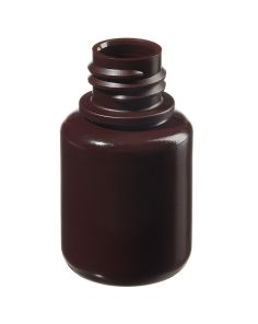 Thermo Scientific 362085-0001 Nalgene Narrow-Mouth Opaque Amber HDPE Packaging Bottles without Closure: Bulk Pack, 30 mL - Opaque Amber (Case of 1000)