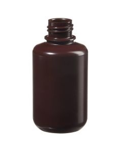 Thermo Scientific 362085-0004 Nalgene Narrow-Mouth Opaque Amber HDPE Packaging Bottles without Closure: Bulk Pack, 125 mL - Opaque Amber (Case of 500)