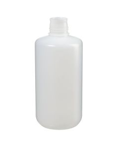 Thermo Scientific 362089-0032 Nalgene Narrow-Mouth HDPE Packaging Bottles without Closure: Bulk Pack, 1000 mL - Translucent (Case of 50)