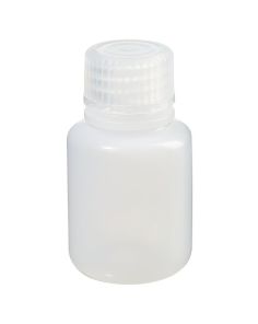Thermo Scientific 322089-0001 Nalgene Narrow-Mouth HDPE Bottles with Closure: Shrink-Wrapped Trays, 30 mL - Natural (Case of 1050)