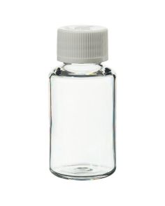 Thermo Scientific 342035-0020 Nalgene Clear PETG Diagnostic Bottles With Closure: Sterile, Bulk Pack, 20 mL - Clear (Case of 500)