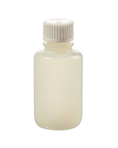 Thermo Scientific 342089-0002 Nalgene Narrow-Mouth HDPE Packaging Bottles With Closure: Sterile, Shrink-Wrapped Trays, 60 mL - Translucent (Case of 540)