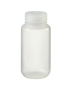 Thermo Scientific 312187-0008 Nalgene Wide-Mouth PPCO Packaging Bottles with Closure: Bulk Pack, 250 mL - Translucent (Case of 250)