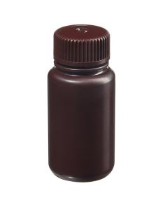Thermo Scientific 312185-0002 Nalgene Wide-Mouth Opaque Amber HDPE Packaging Bottles with Closure: Bulk Pack, 60 mL - Opaque Amber (Case of 1000)