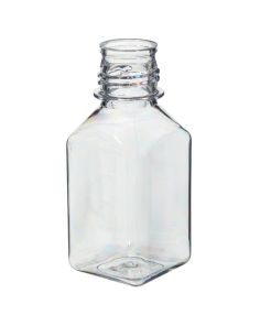 Thermo Scientific 362015-0250 Nalgene Square Polycarbonate Graduated Bottles without Closure: Tray Pack, 250 mL - Clear (Case of 60)