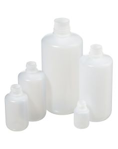 Thermo Scientific 362089-0002 Nalgene Narrow-Mouth HDPE Packaging Bottles without Closure: Bulk Pack, 60 mL - Translucent (Case of 1000)