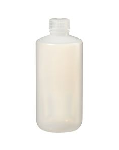 Thermo Scientific 312088-0016 Nalgene Narrow-Mouth LDPE Packaging Bottles with Closure: Bulk Pack, 500 mL - Translucent (Case of 125)