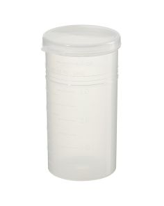 Capitol Vial Flip-Top Polypropylene Containers