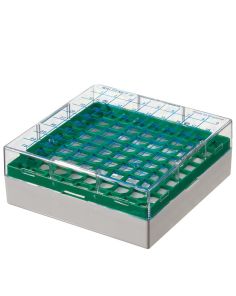Thermo Scientific 867013-0242 CryoBoxes, 81 (1 to 2 mL Vials) - Green (Case of 24)