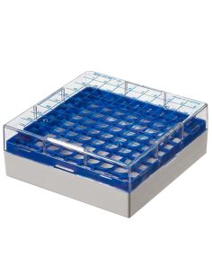 Thermo Scientific 867013-0243 CryoBoxes, 81 (1 to 2 mL Vials) - Blue (Case of 24)