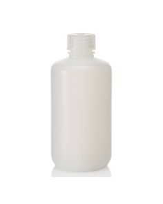 Thermo Scientific 312099-0008 Nalgene Narrow-Mouth HDPE IP2 Bottles with Closure: Bulk Pack, 250 mL - Translucent (Case of 250)