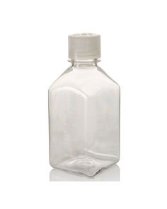 Thermo Scientific 2015-0500 Nalgene Square Polycarbonate Bottles with Closure, 500 mL - Translucent (Case of 24)