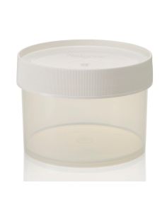 Thermo Scientific 2118-0016 Nalgene Wide-Mouth Straight-Sided PPCO Jars with Closure, 500 mL - Translucent (Case of 24)