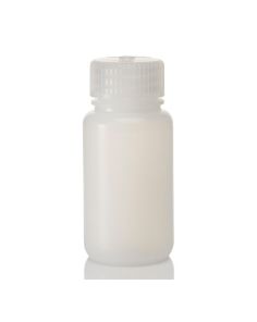 Thermo Scientific 332189-0002 Nalgene Wide-Mouth HDPE Economy Bottles with Closure: Bulk Pack, 60 mL - Translucent (Case of 1000)