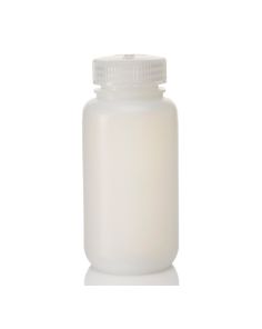 Thermo Scientific 2189-0008 Nalgene Wide-Mouth HDPE Economy Bottles with Closure, 250 mL - Translucent (Case of 72)