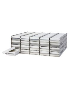THERMO RSK23SD5 Shelf Kit for 23cf (400box) upright 5 inner door freers consists of 5-2 inch box sliding drawer racks and 80 boxes with 100 cell dividers