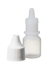 Thermo Scientific 2750-9125 Nalgene Dropper Bottles with Control Dispensing Tip, 4 mL - Translucent (Case of 25)