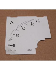 THERMO 302625H01 AMMETER SCALE 0-60A