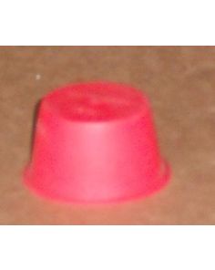 THERMO 306731H01 CAPLUG RED W/TWO.312 DIA HOLE