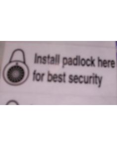 Thermo Scientific 309165H01 Label; ULT Padlock