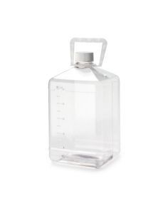Thermo Scientific 3415-16 Nalgene PETG Biotainer Bottles, 5 L - Clear (Case of 6)