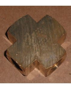 THERMO 380190 1/4 BRASS CROSS