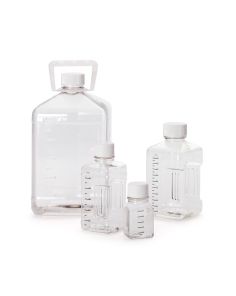 Thermo Scientific 383005-70 Nalgene Certified Clean PETG Biotainer Media Bottle - 500 mL (70/Cs.)