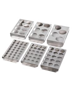 Thermo Scientific 75004110 Nalgene 30ml beaker 9"x18" rack for for Solaris Shaker 18"x18", 18"x24", 18"x30", and 36"x24" Platforms, 36 places per rack